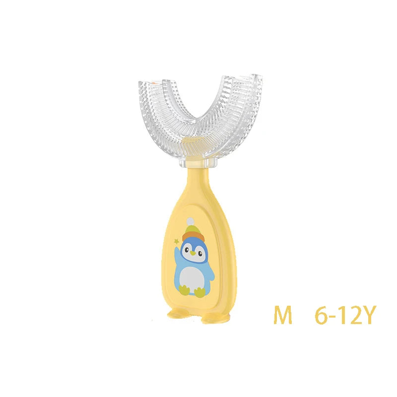 Children'S 360 Degree Infant U-Shaped Toothbrush Baby Health Teethers Soft Silicone Baby Brush Kids Teeth Oral Care Cleaning