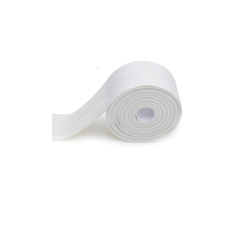 Easy-Apply Waterproof PVC Sealing Tape - Transparent, Anti-Mildew Caulk Strip for Kitchen & Bathroom Sinks, Toilets, and Bathtub