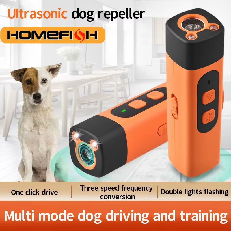 Pet Training Control Device Rechargeable Ultrasonic Dog Barking Deterrent Trainer to Stop Barking
