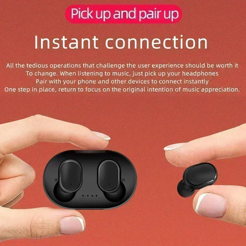 TWS Bluetooth Earphones Wireless Bluetooth Headset Noise Cancelling Headsets with Microphone A6S Headphones