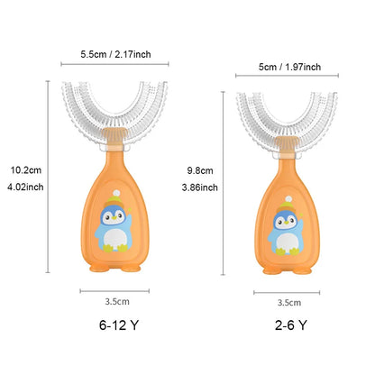 Children'S 360 Degree Infant U-Shaped Toothbrush Baby Health Teethers Soft Silicone Baby Brush Kids Teeth Oral Care Cleaning