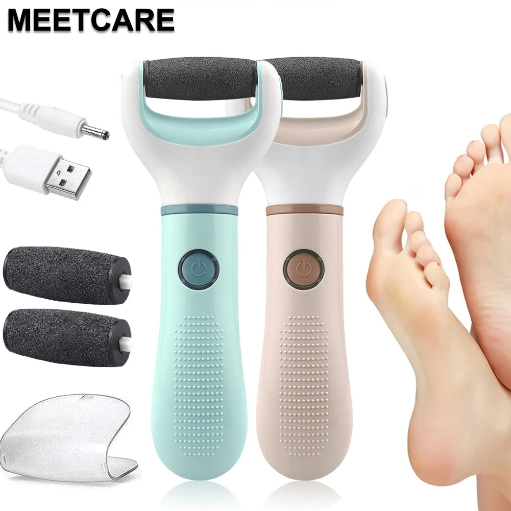 Electric Foot Grinder Dead Skin Remover Feet Scrubber Callus Pedicure Shaver Remove Dry Dead Cracked Foot Care Repair Tool