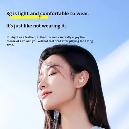X55 Hidden Earphone for 5.4 Wireless New No-Sense No-Pain Side Sleep Mini Life Waterproof Active Noise Cancellation