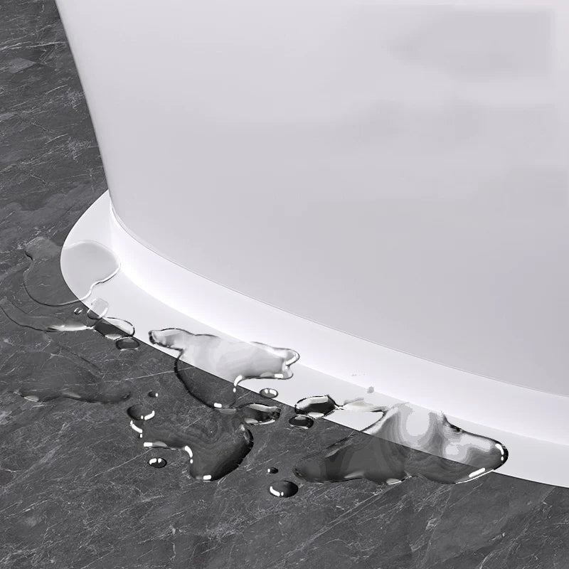 Easy-Apply Waterproof PVC Sealing Tape - Transparent, Anti-Mildew Caulk Strip for Kitchen & Bathroom Sinks, Toilets, and Bathtub